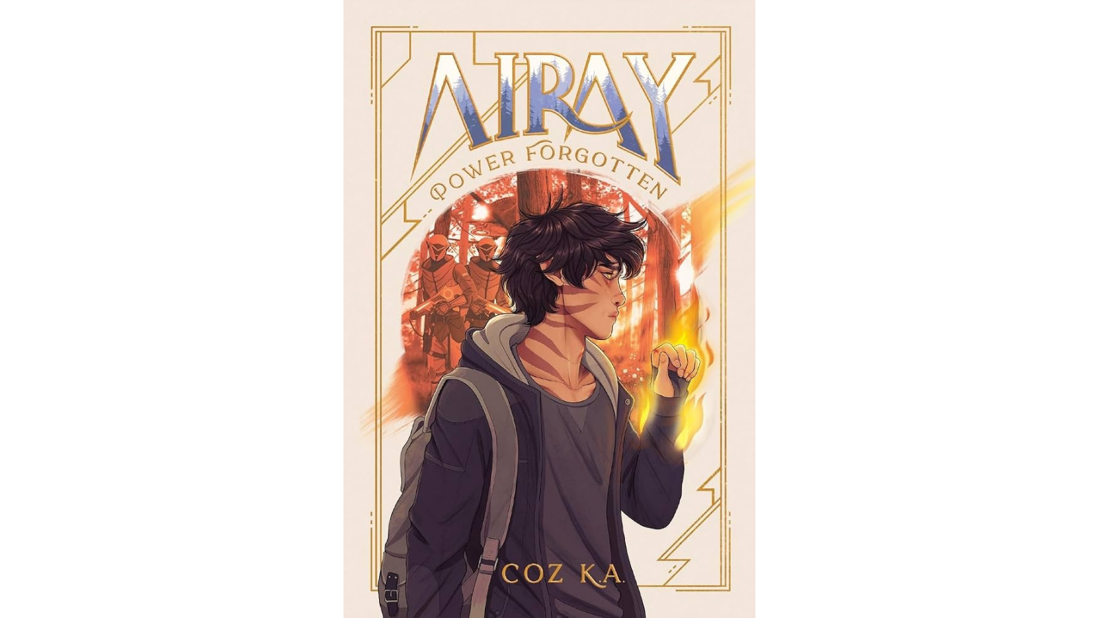 Cover of Airay: Power Forgotten by Coz K.A., a sci-fi fantasy novel featuring the immersive world of Anaiess and elemental magic.