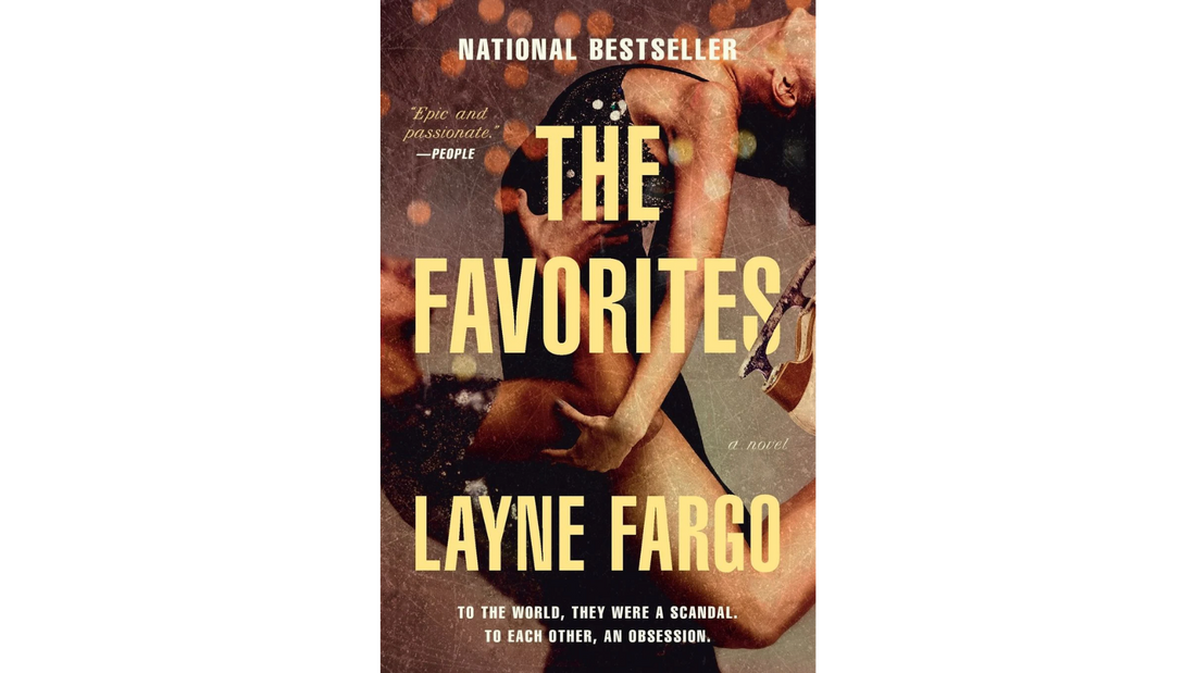 Cover of The Favorites by Layne Fargo, a literary fiction novel about competitive figure skating, ambition, obsession, and scandal.