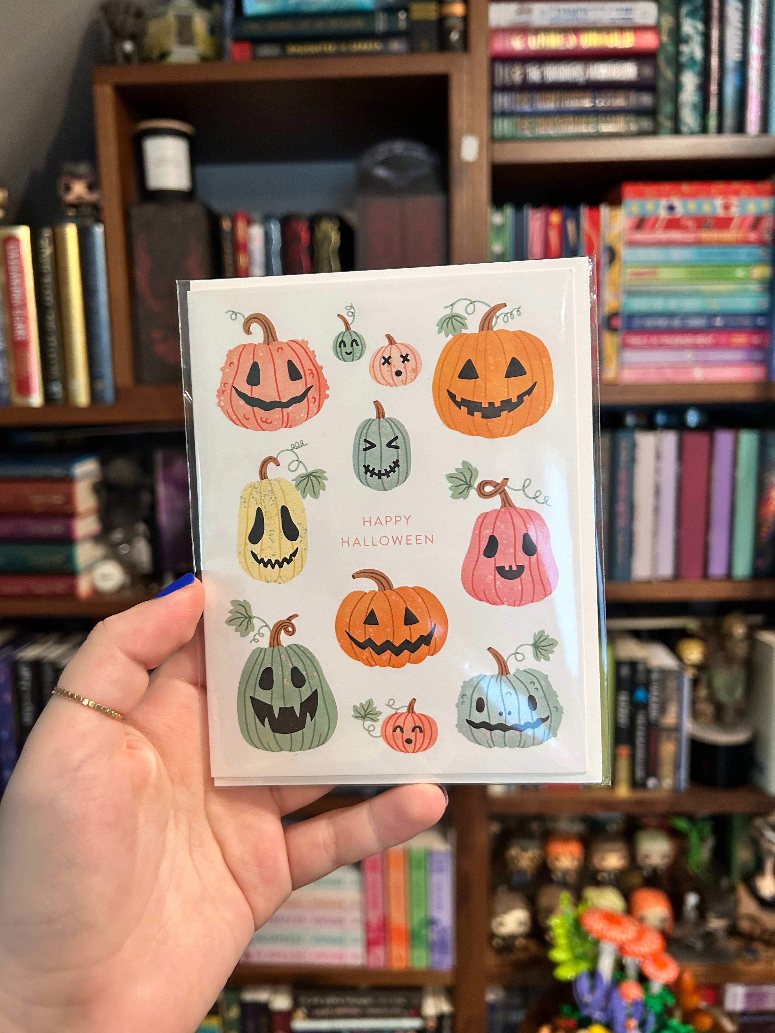 Halloween Card | Pumpkin Greeting Card | Happy Halloween