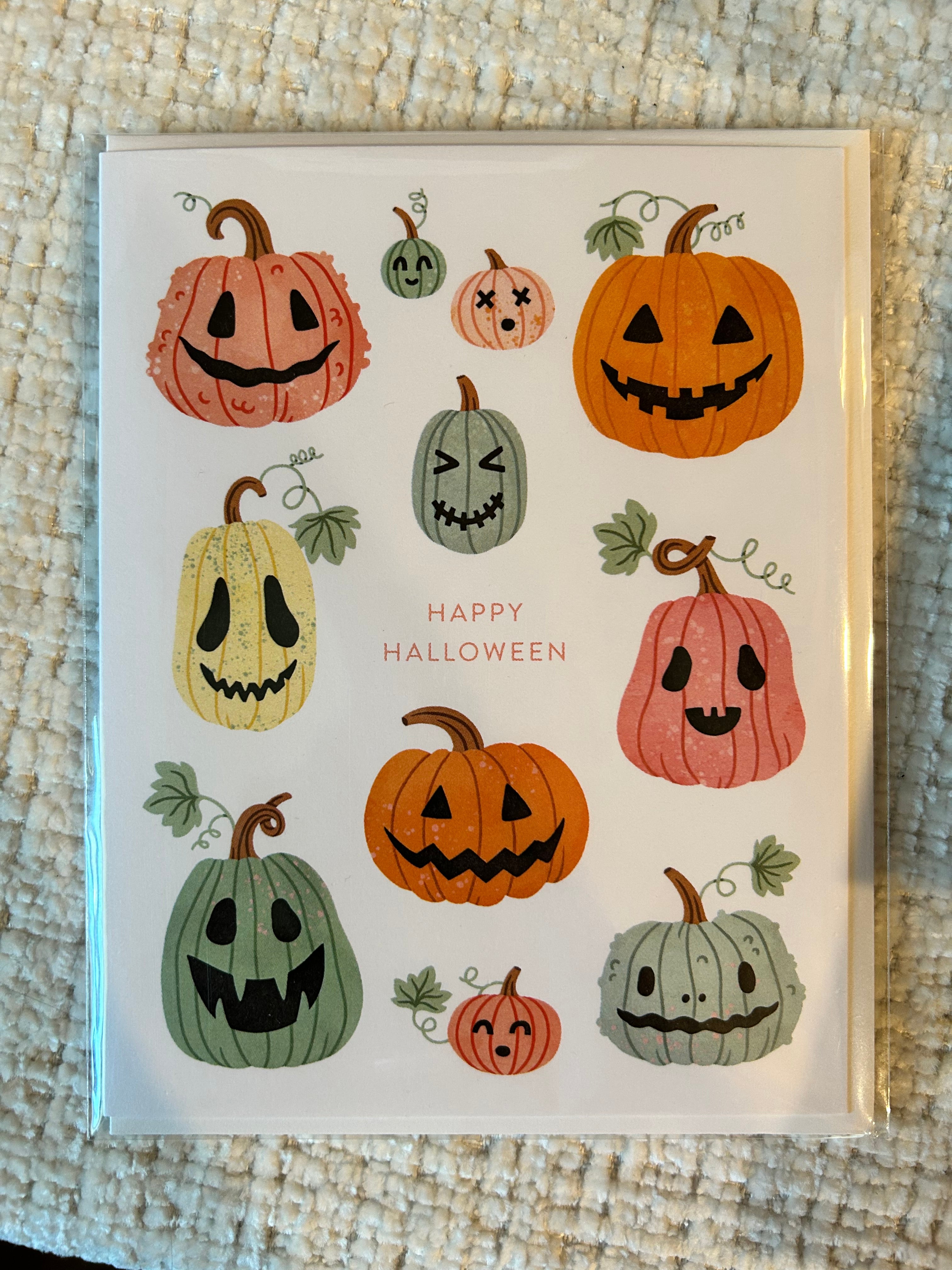 Halloween Card | Pumpkin Greeting Card | Happy Halloween